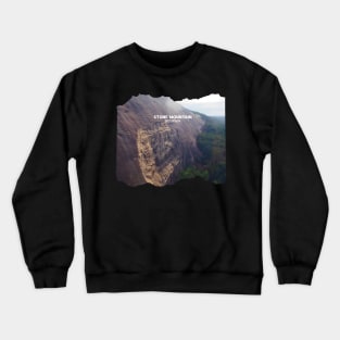 Stone Mountain Georgia Cool photography skyline blue sky USA city break Crewneck Sweatshirt